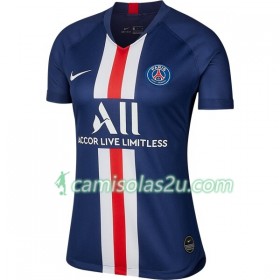Camisolas de Futebol Paris Saint-Germain Mulher Equipamento Principal 2019/20 Manga Curta